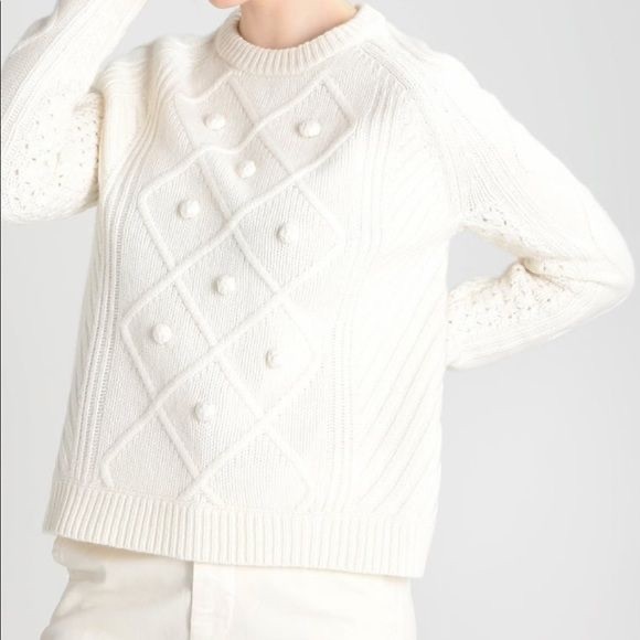J. Crew Sweaters - J. Crew Merino Wool PomPom Sweater